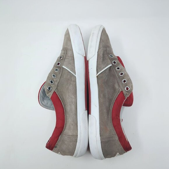 Vintage Y2K Prada Mens Sneakers 8.5 Gray Suede Low Top main image 11